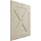 Ekena Millwork 19 5/8in. W x 19 5/8in. H Xander EnduraWall Decorative 3D Wall Panel Covers 2.67 Sq. Ft. WP20X20XAEPE - alternate 4